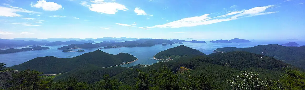 Cáp treo núi Mireuksan (Tongyeong) — Gyeongnam
